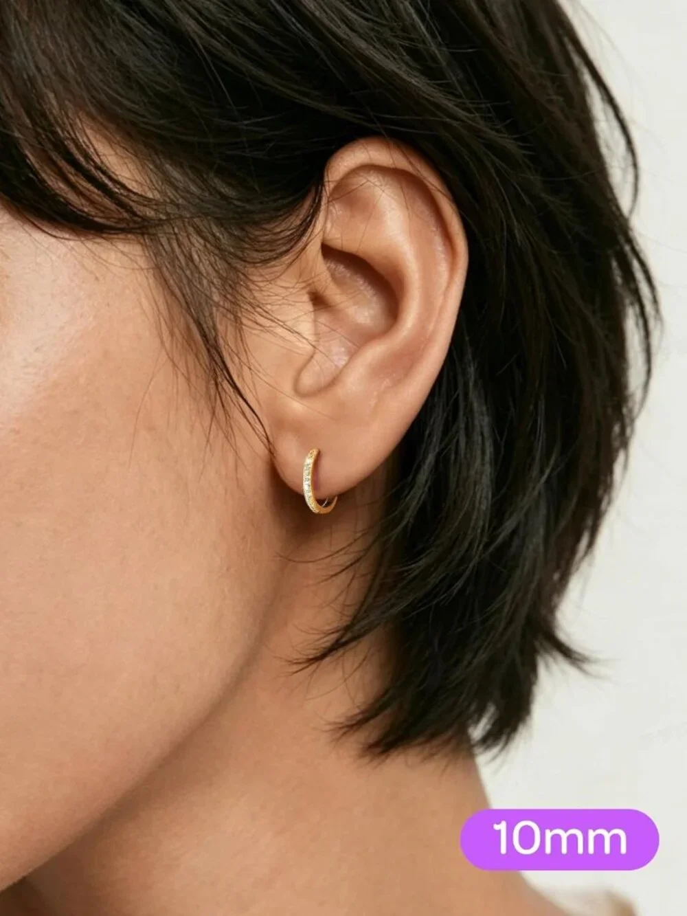 Stylish 925 Sterling Silver Small Hoop Earrings for Women, 6-20MM, Elegant